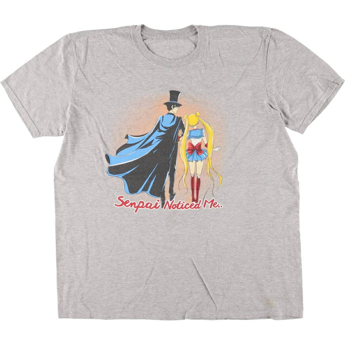 古着 SAILOR MOON 美少女戦士セーラームーン アニメ キャラクタープリントTシャツ メンズXL相当 /eaa561404 【中古】 【250628】