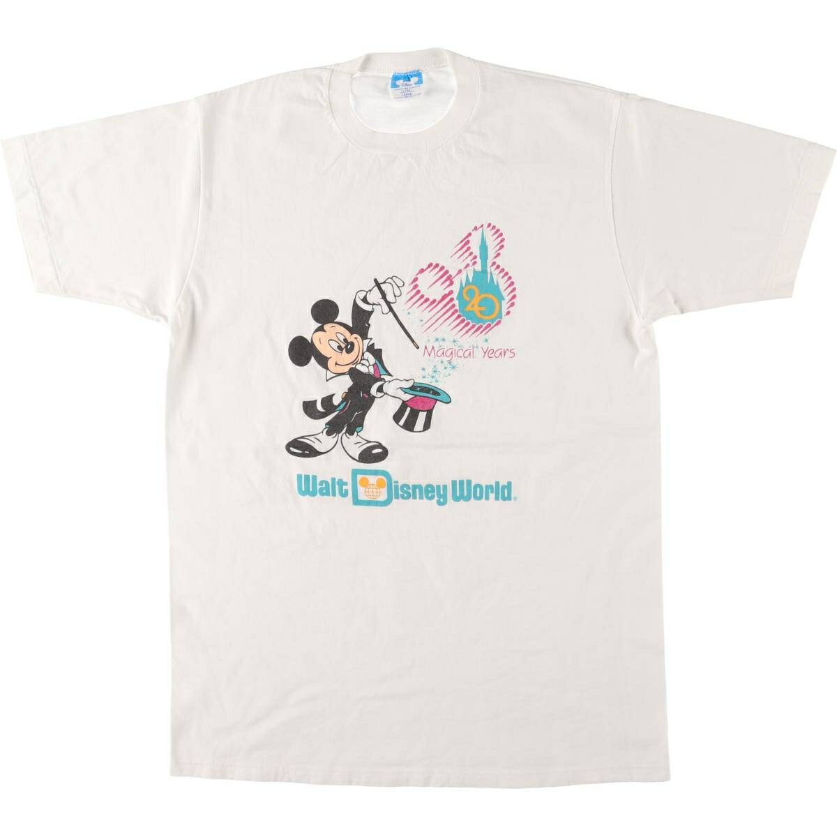 樂天商城 - 古着 80'S ディズニー DISNEY MICKEY MOUSE ミッキーマウス キャラクタープリントTシャツ USA製 メンズL相当 ヴィンテージ /eaa561412 【中古】 【250628】