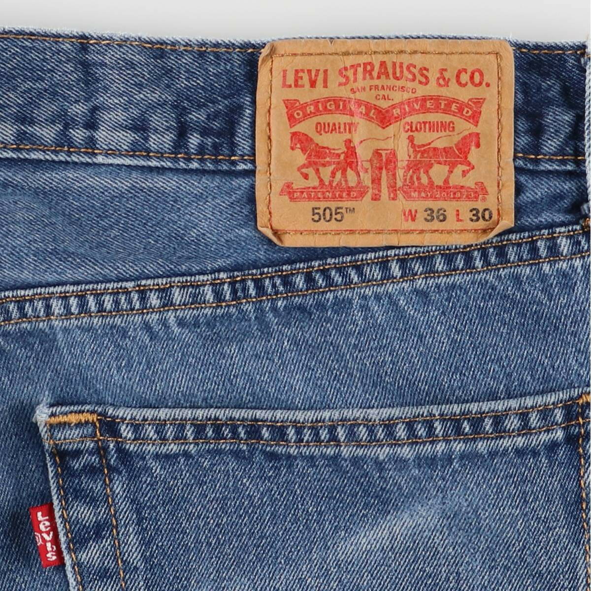 古着 リーバイス Levi's 505 テーパードデニムパンツ メンズw37相当 /eaa561469 【中古】 【250710】