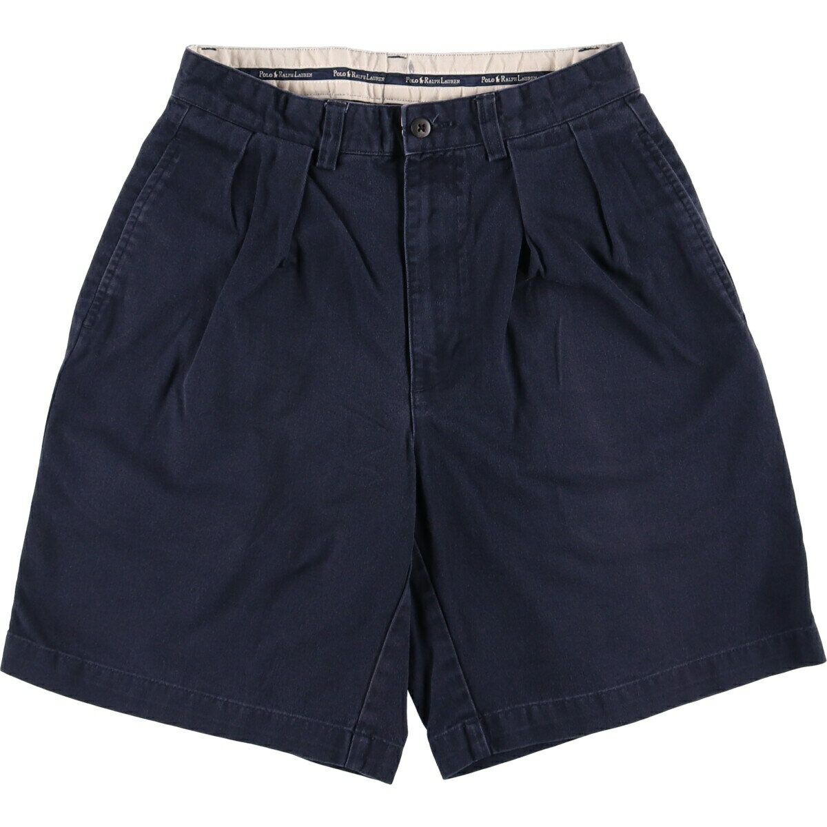 古着 ラルフローレン Ralph Lauren Polo Ralph Lauren ツータック チノショーツ ショートパンツ レディースL(w28)相当 /eaa561493 【中古】 【250706】 【ADEL/アデル】