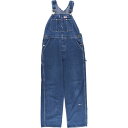古着 80~90'S ディッキーズ Dickies デニムオーバーオール USA製 メンズw36相当 ヴィンテージ /eaa561540 【中古】 【250627】