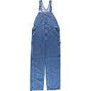 古着 ディッキーズ Dickies デニムオーバーオール メンズw37相当 /eaa561543 【中古】 【250627】