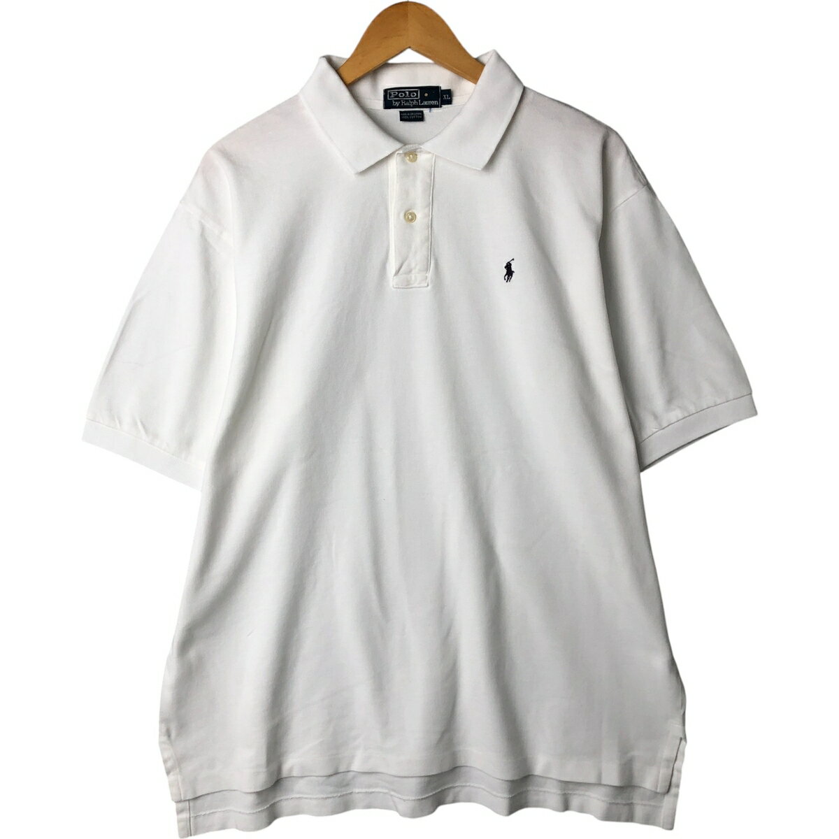 古着 ラルフローレン Ralph Lauren POLO by Ralph Lauren 半袖 ポロシャツ メンズXL相当 /eaa561822 【中古】 【250630】 ホワイト系 ..