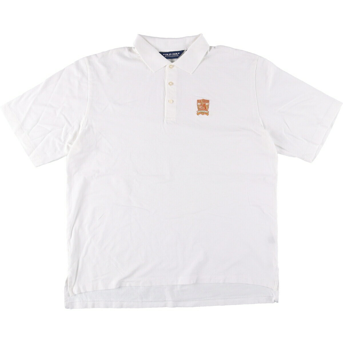 古着 ラルフローレン Ralph Lauren POLO GOLF ポロゴルフ 半袖 ポロシャツ メンズXL相当 /eaa561890 【中古】 【250705】 ホワイト系 春夏秋