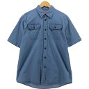 古着 ラングラー Wrangler 半袖 デニムシャツ メンズM相当 /eaa562044 【中古】 【250628】 【Elulu/エルル】