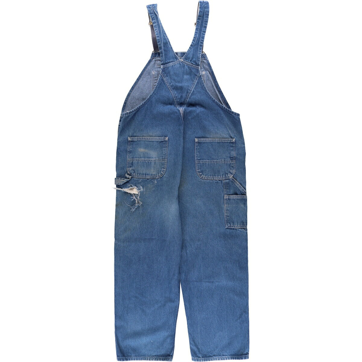 古着 ビッグサイズ カーハート Carhartt デニムオーバーオール メンズw43相当 /eaa562291 【中古】 【250627】