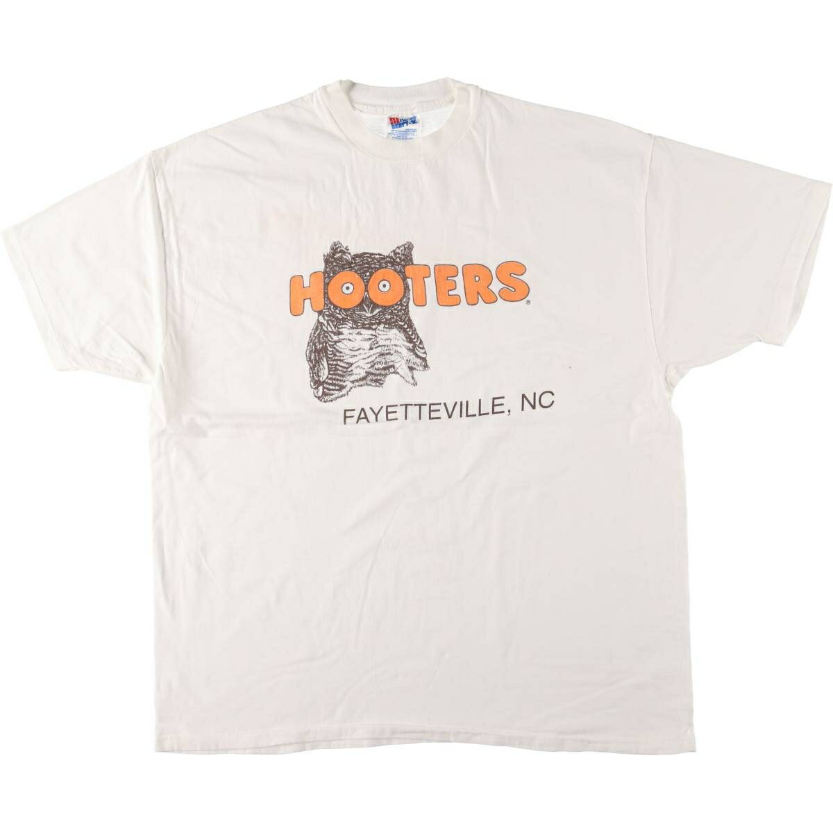 Rakuten - 古着 90'S ヘインズ Hanes HOOTERS フーターズ アドバタイジングTシャツ USA製 メンズXXL相当 ヴィンテージ /eaa562533 【中古】 【250629】 【SS2606_10