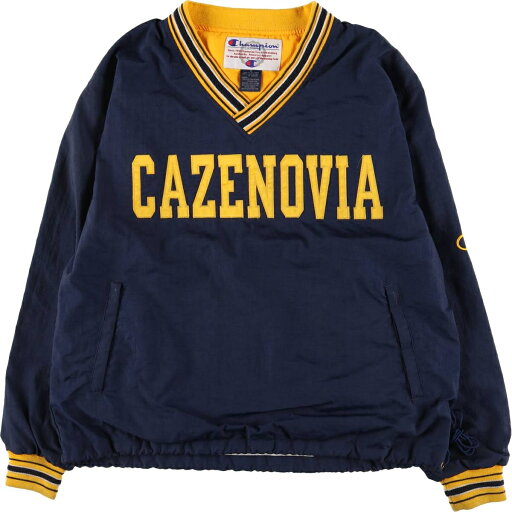 古着 90'S チャンピオン Champion カレッジ Vネック ナイロンプルオーバー メンズM相当 ヴィンテージ /eaa562642 【中古】 【250629】 古着 90'S チャンピオン Champion カレッジ Vネック ナイロンプルオーバー メンズM相当 ヴィンテージ /eaa562642 【中古】 【250629】