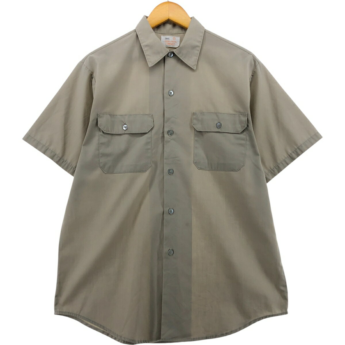 古着 70'S シアーズ Sears 半袖 ワークシャツ ヴィンテージ /eaa562745 【中古】 【250628】