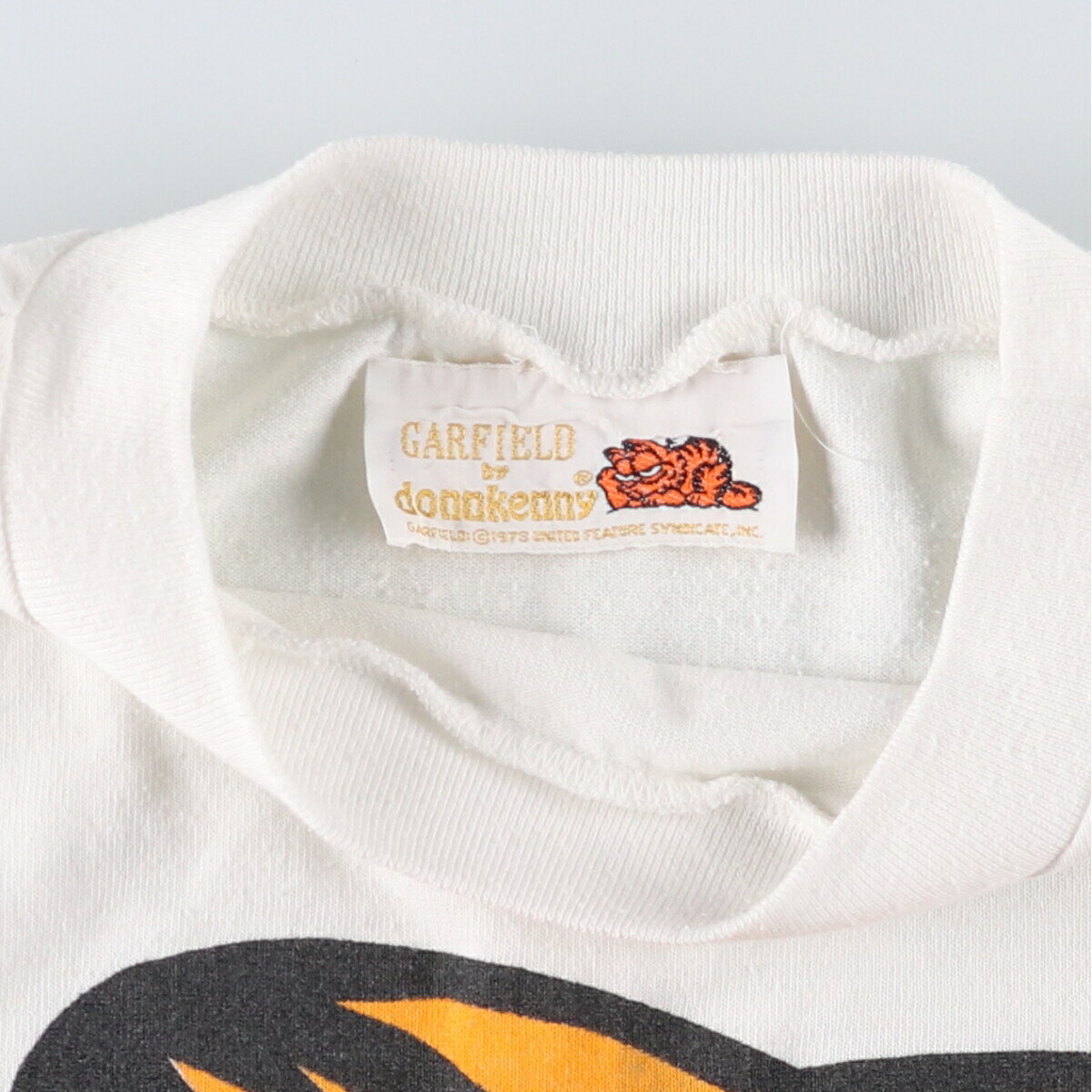 古着 70'S GARFIELD ガーフィールド キャラクタープリントTシャツ メンズM相当 ヴィンテージ /eaa562881 【中古】 【250704】