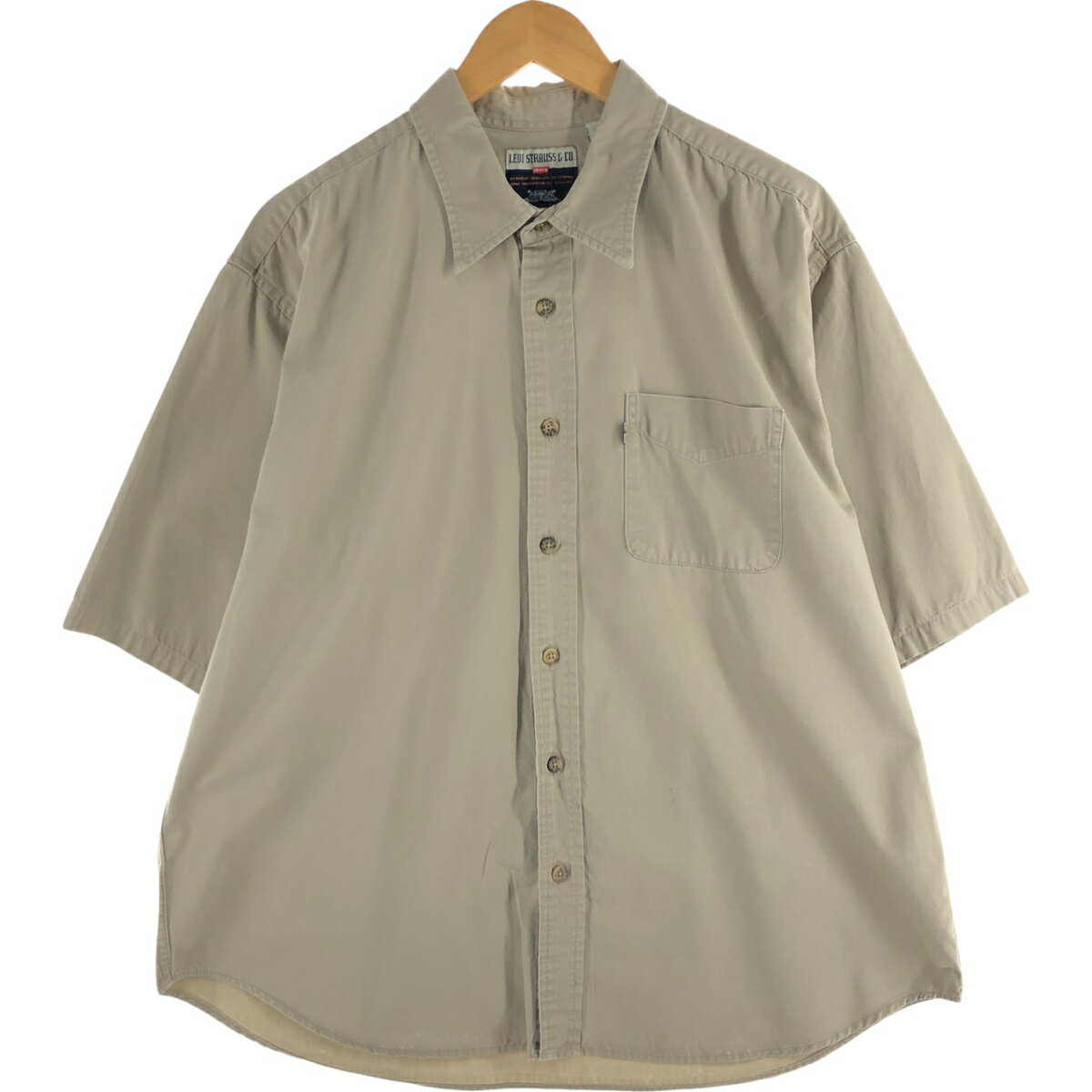 古着 リーバイス Levi's 半袖 コットンシャツ メンズXL相当 /eaa562994 【中古】 【250630】 【SS2603_30】