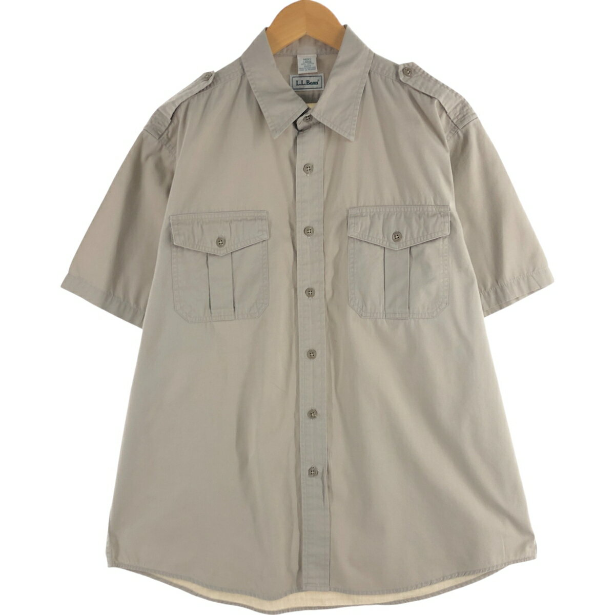 乐天商城 - 古着 エルエルビーン L.L.Bean 半袖 コットンシャツ メンズL相当 /eaa562995 【中古】 【250630】 【SS2606_30