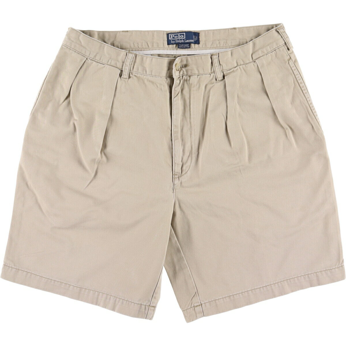 古着 ラルフローレン Ralph Lauren POLO by Ralph Lauren TYLER SHORT ツータック チノショーツ ショートパンツ メンズw36相当 /eaa563048 【中古】 【250705】