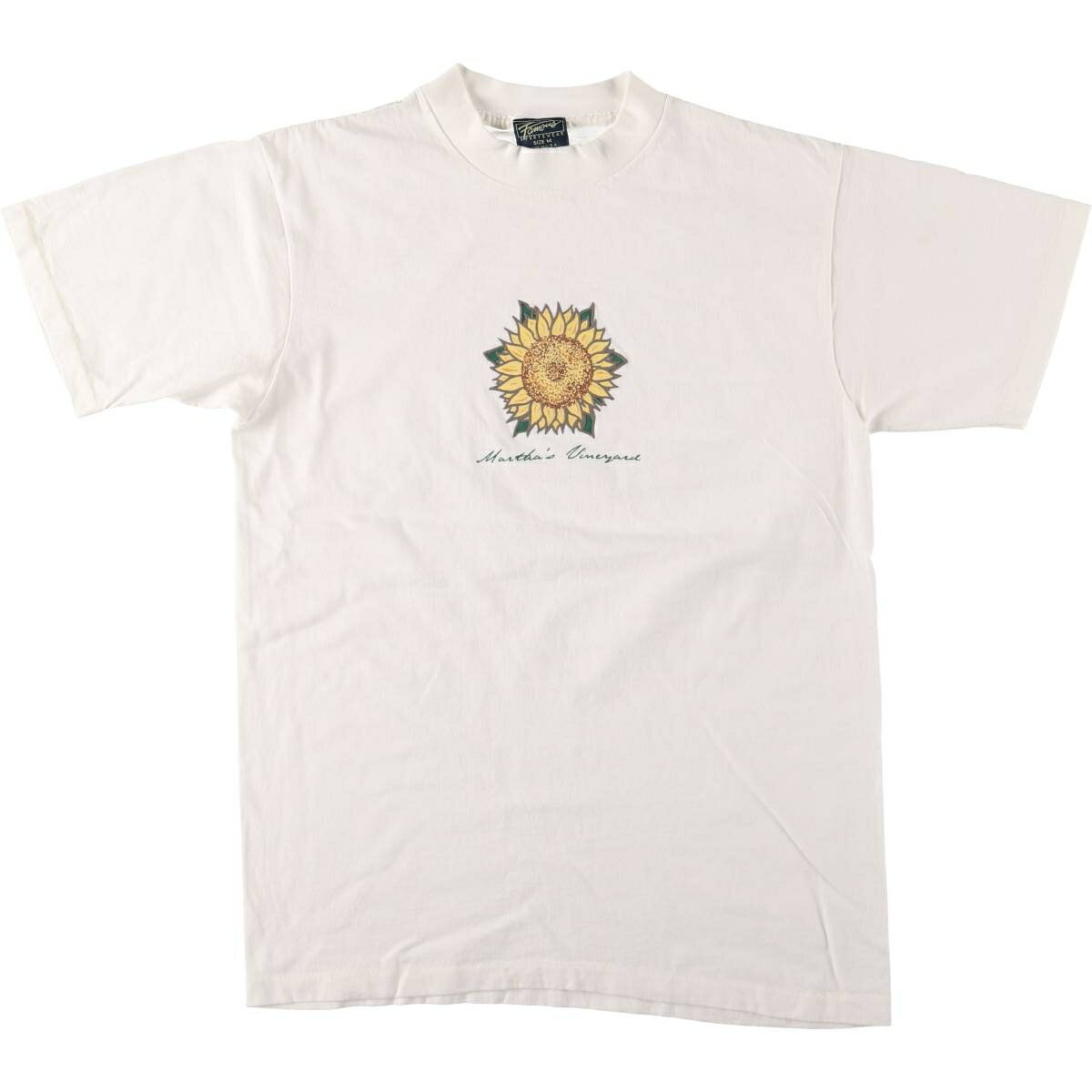 Rakuten - 古着 90'S FAMOUS SPORTSWEAR ひまわり柄 プリントTシャツ USA製 メンズM相当 ヴィンテージ /eaa563126 【中古】 【250704】 【SS2606_30