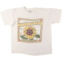 古着 90'S アンビル Anvil ひまわり柄 プリントTシャツ USA製 メンズL相当 ヴィンテージ /eaa563132 【中古】 【250704】