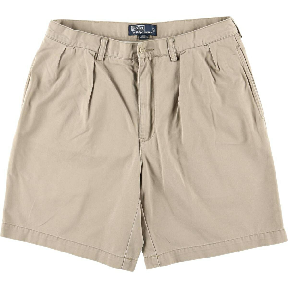 樂天商城 - 古着 ラルフローレン Ralph Lauren POLO by Ralph Lauren TYLER SHORT ツータック チノショーツ ショートパンツ メンズw34相当 /eaa563286 【中古】 【250701】 【SS2603_10】
