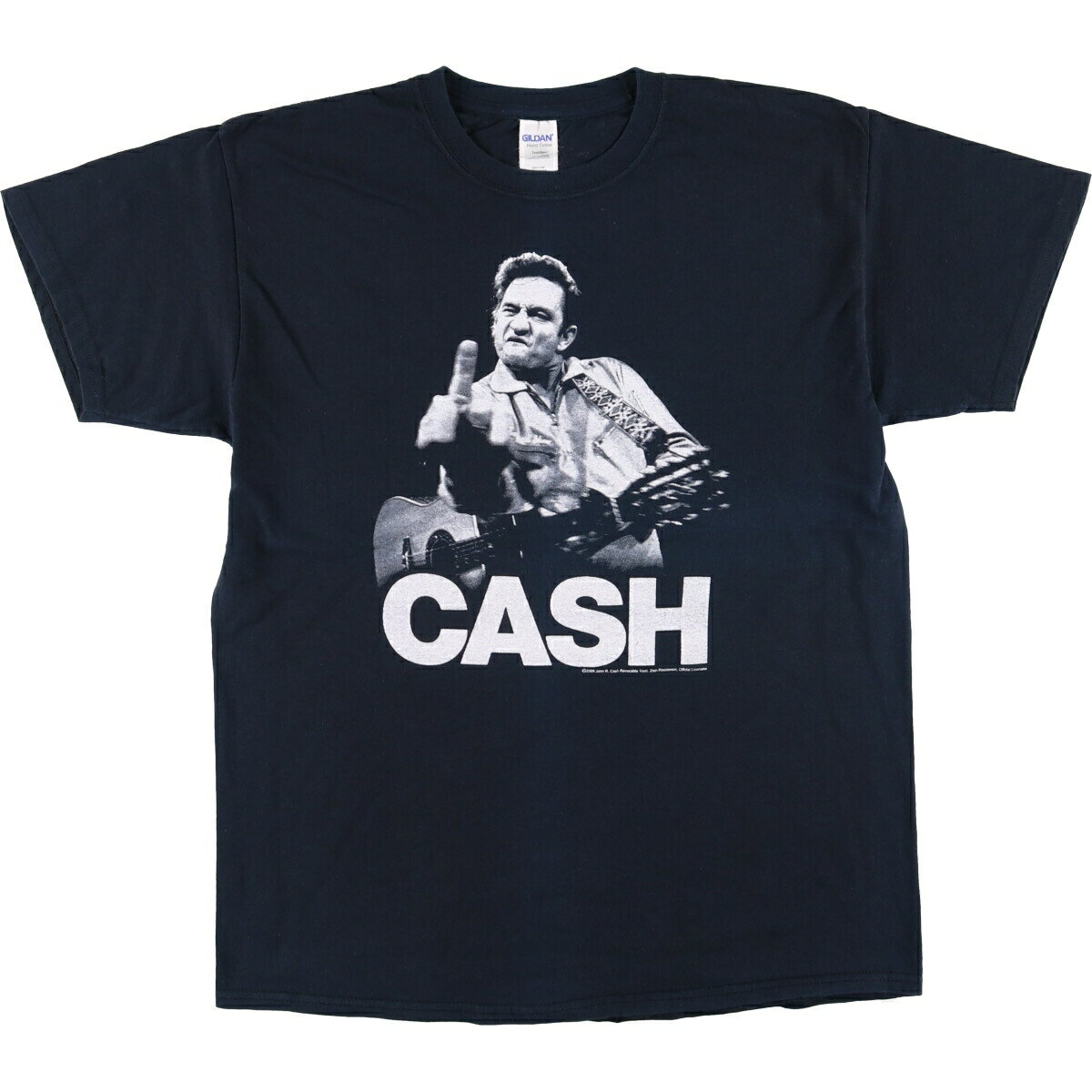 Rakuten - 古着 ギルダン GILDAN JOHNNY CASH ジョニーキャッシュ バンドTシャツ バンT メンズL相当 /eaa563387 【中古】 【250705】 【SS2603_10】