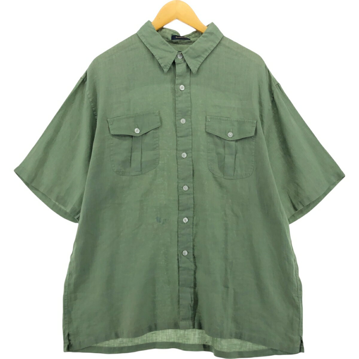 古着 ペンドルトン PENDLETON 半袖 リネンシャツ ボックスシャツ メンズXL相当 /eaa563513   【SS2606_30