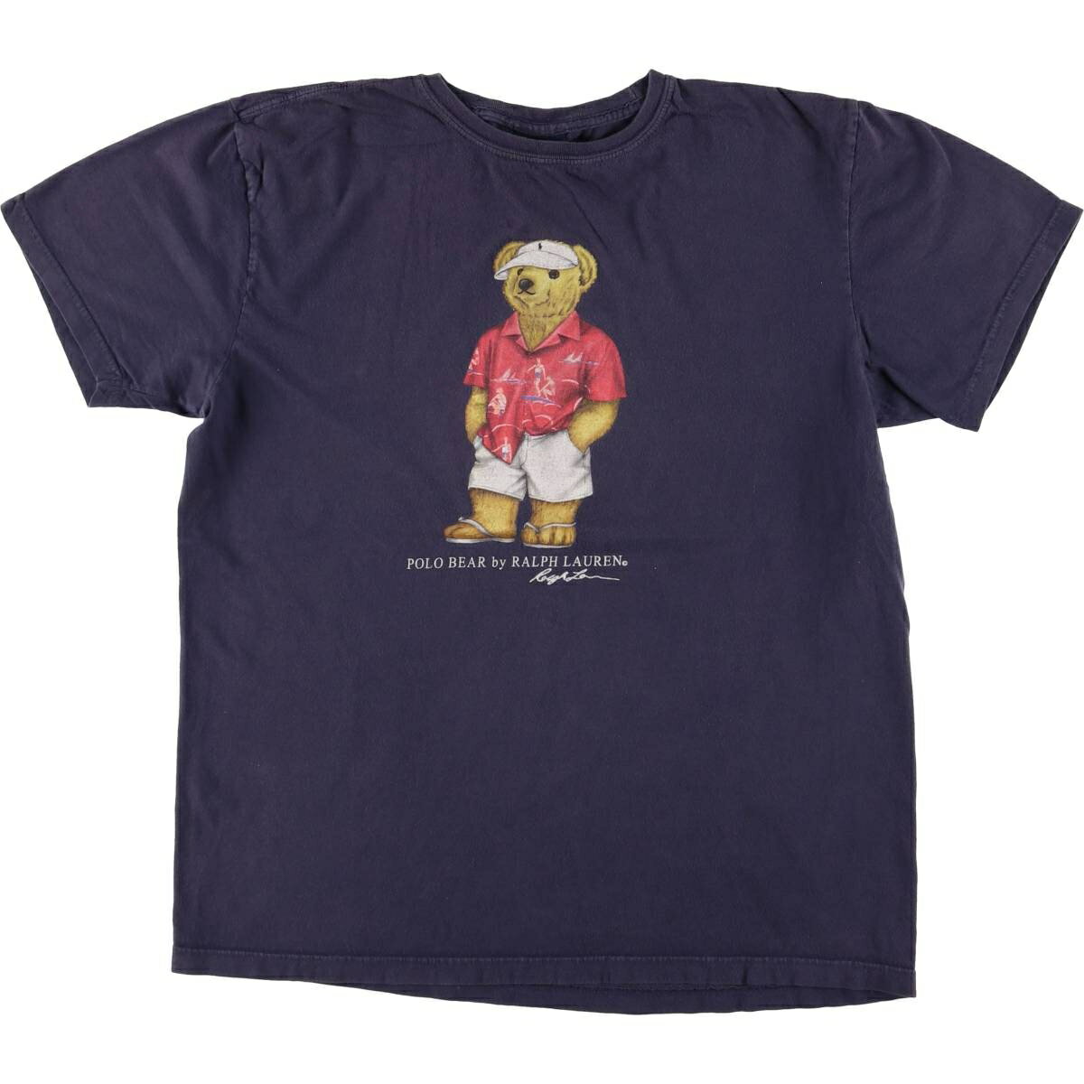 Other - 古着 ラルフローレン Ralph Lauren POLO by Ralph Lauren ポロベア 半袖 プリントTシャツ メンズS相当 /eaa563572 【中古】 【250722】 ネイビー系 春夏秋