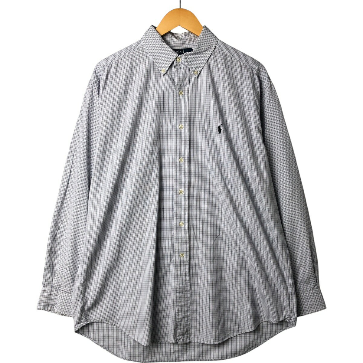 樂天商城 - 古着 ラルフローレン Ralph Lauren BLAKE 長袖 ボタンダウンチェックシャツ メンズL相当 /eaa563746 【中古】 【250706】 【SS2603_10】