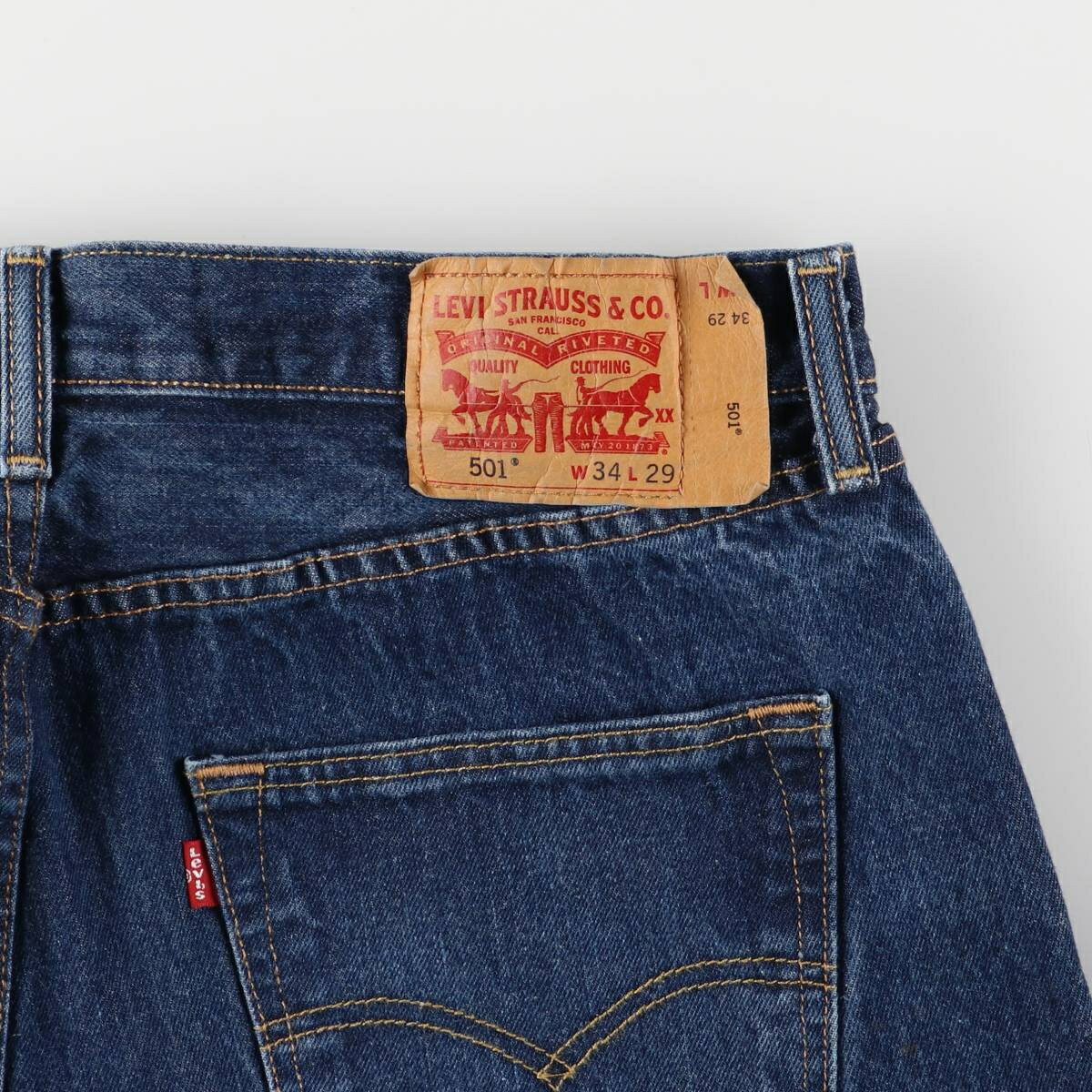 古着 リーバイス Levi's 501 ストレートデニムパンツ メンズw35相当 /eaa563755 【中古】 【250707】