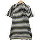 古着 90'S ラルフローレン Ralph Lauren POLO by Ralph Lauren 半袖 ボーダー ポロシャツ USA製 メンズM相当 ヴィンテージ /eaa563864 【中古】 【250713】