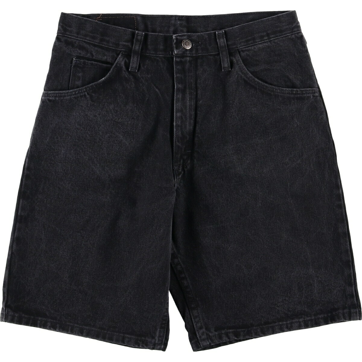Cotton Pants - 古着 00'S ラングラー Wrangler RELAXED FIT ブラックデニムショーツ ショートパンツ メンズw33相当 /eaa563962 【中古】 【250711】 【SS2603_30】 ブラック系 春夏秋
