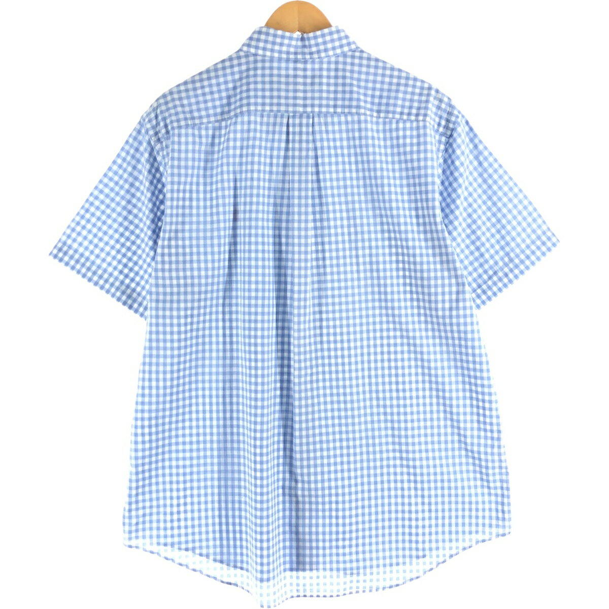 古着 ラルフローレン Ralph Lauren ギンガムチェック 半袖 ボタンダウン チェックシャツ メンズXL相当 半袖 /eaa564022 【中古】 【250704】