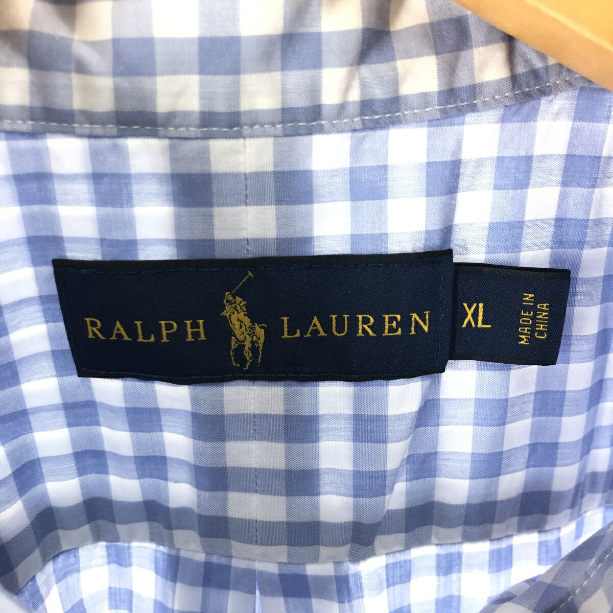 古着 ラルフローレン Ralph Lauren ギンガムチェック 半袖 ボタンダウン チェックシャツ メンズXL相当 半袖 /eaa564022 【中古】 【250704】