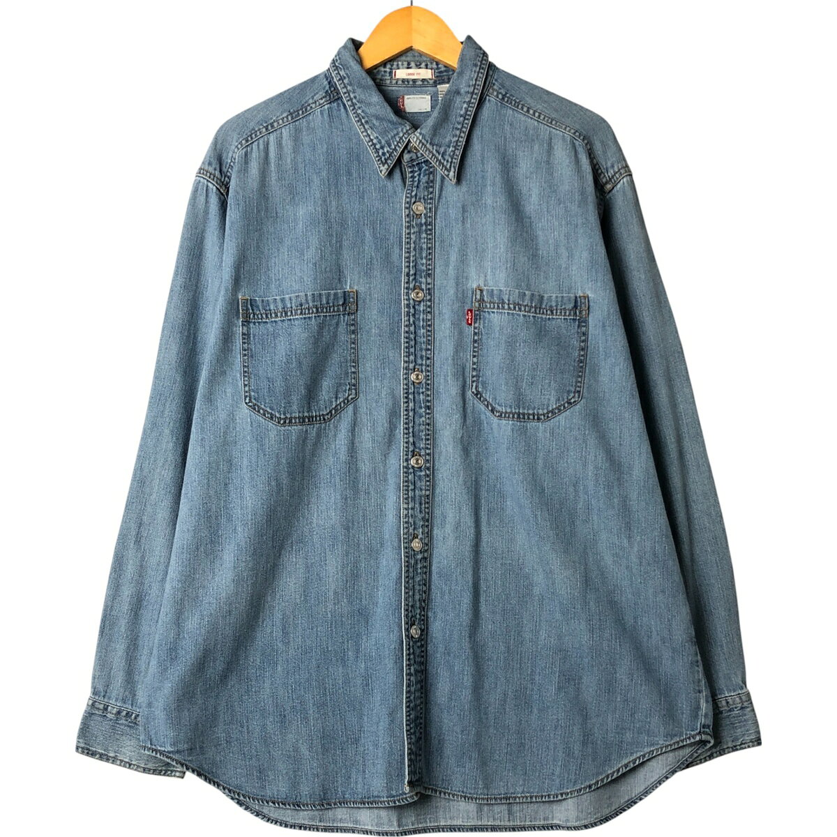 古着 リーバイス Levi's LOOSE FIT 長袖 デニムシャツ メンズL相当 /eaa564116 【中古】 【250704】 【SS2603_30】