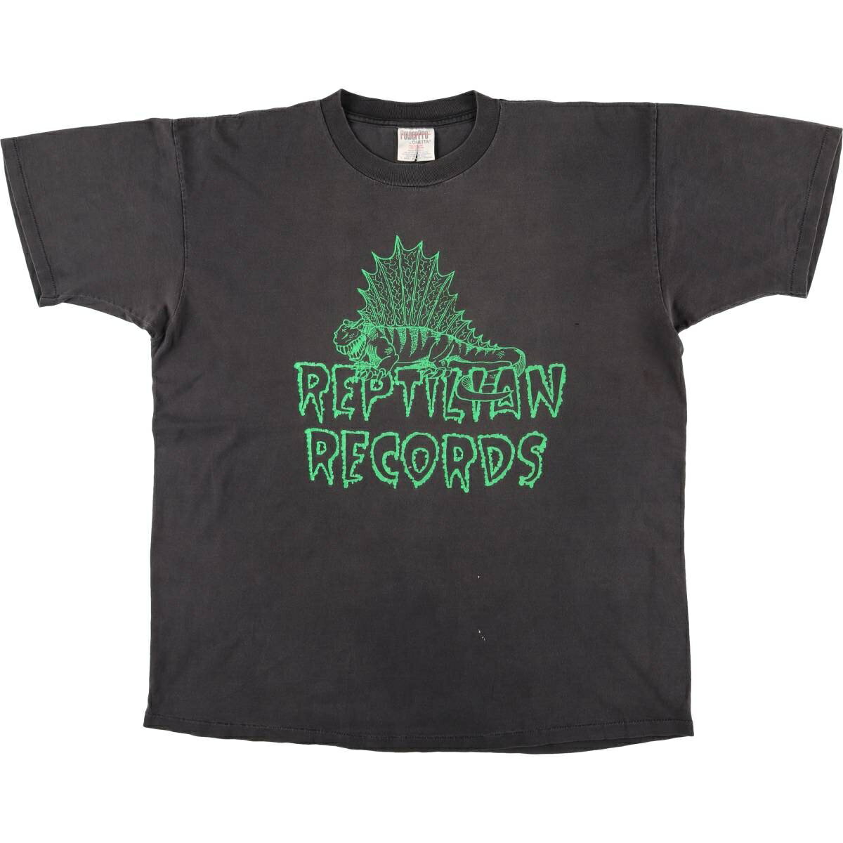 古着 POWERPRO Reptilian Records バンドTシャツ バンT USA製 メンズXL相当 /eaa564227 【中古】 【250717】