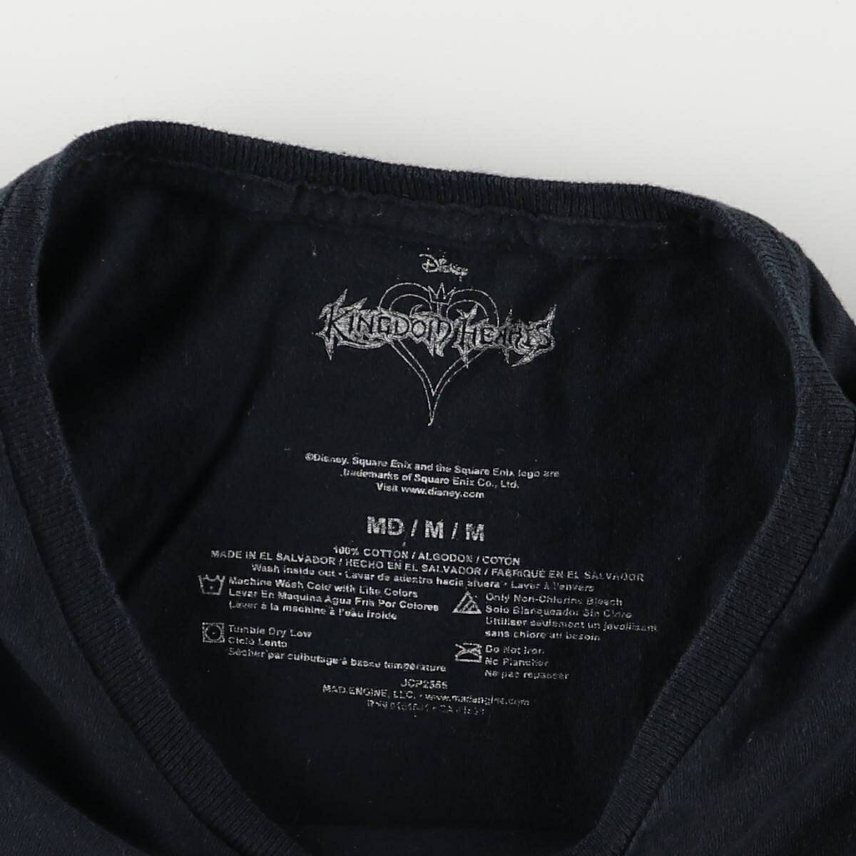 古着 KINGDOM HEARTS キングダムハーツ アニメ キャラクタープリントTシャツ メンズM相当 /eaa564258 【中古】 【250712】