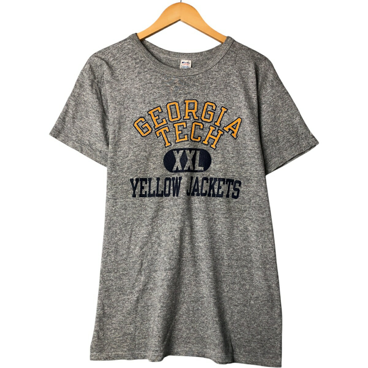 樂天商城 - 古着 80'S チャンピオン Champion トリコタグ 88/12 ハチハチワンツーボディー 杢グレー 霜降り プリントTシャツ USA製 メンズL相当 ヴィンテージ /eaa564269 【中古】 【250801】 【SS2603_10】