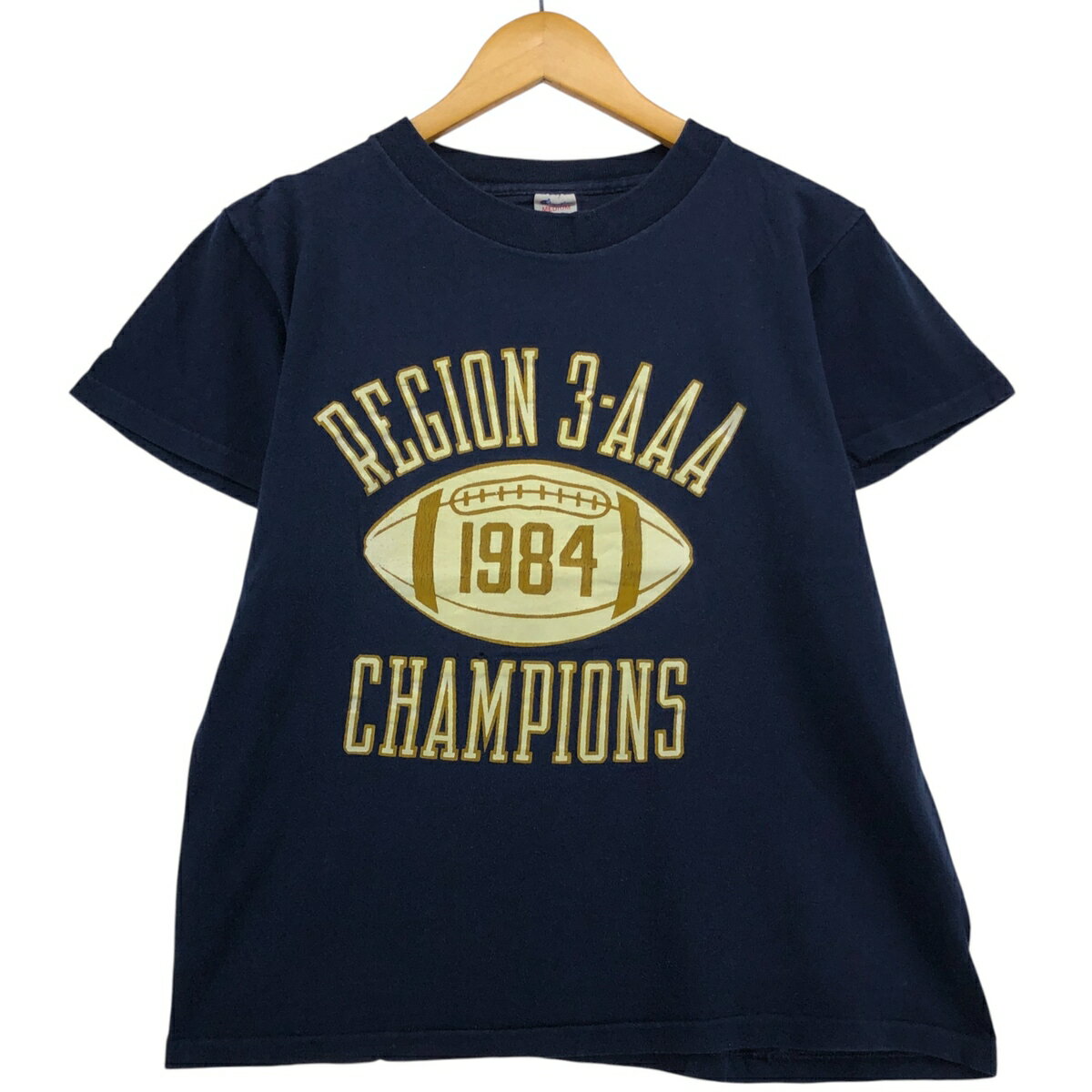 Rakuten - 古着 80'S チャンピオン Champion トリコタグ 3連プリント カレッジTシャツ USA製 メンズM相当 ヴィンテージ /eaa564280 【中古】 【250803】 【SS2603_10】