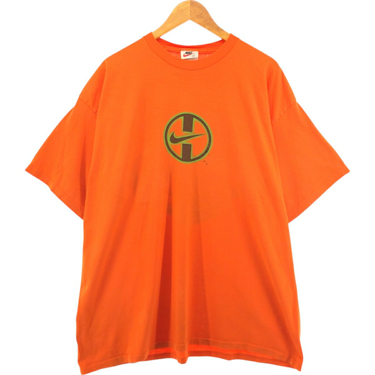 古着 90'S ナイキ NIKE ロゴプリントTシャツ USA製 メンズXXL相当 ヴィンテージ /eaa564544   【SS2606_10