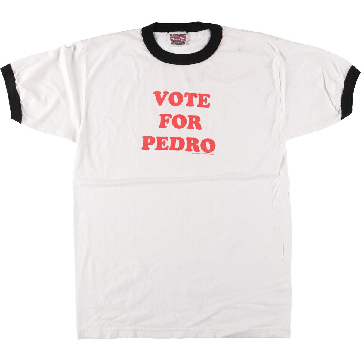 古着 00'S MIGHTY FINE NAPOLEON DYNAMITE ナポレオンダイナマイト ムービー リンガーTシャツ メンズXL相当 /eaa564581 【中古】 【250714】(4)