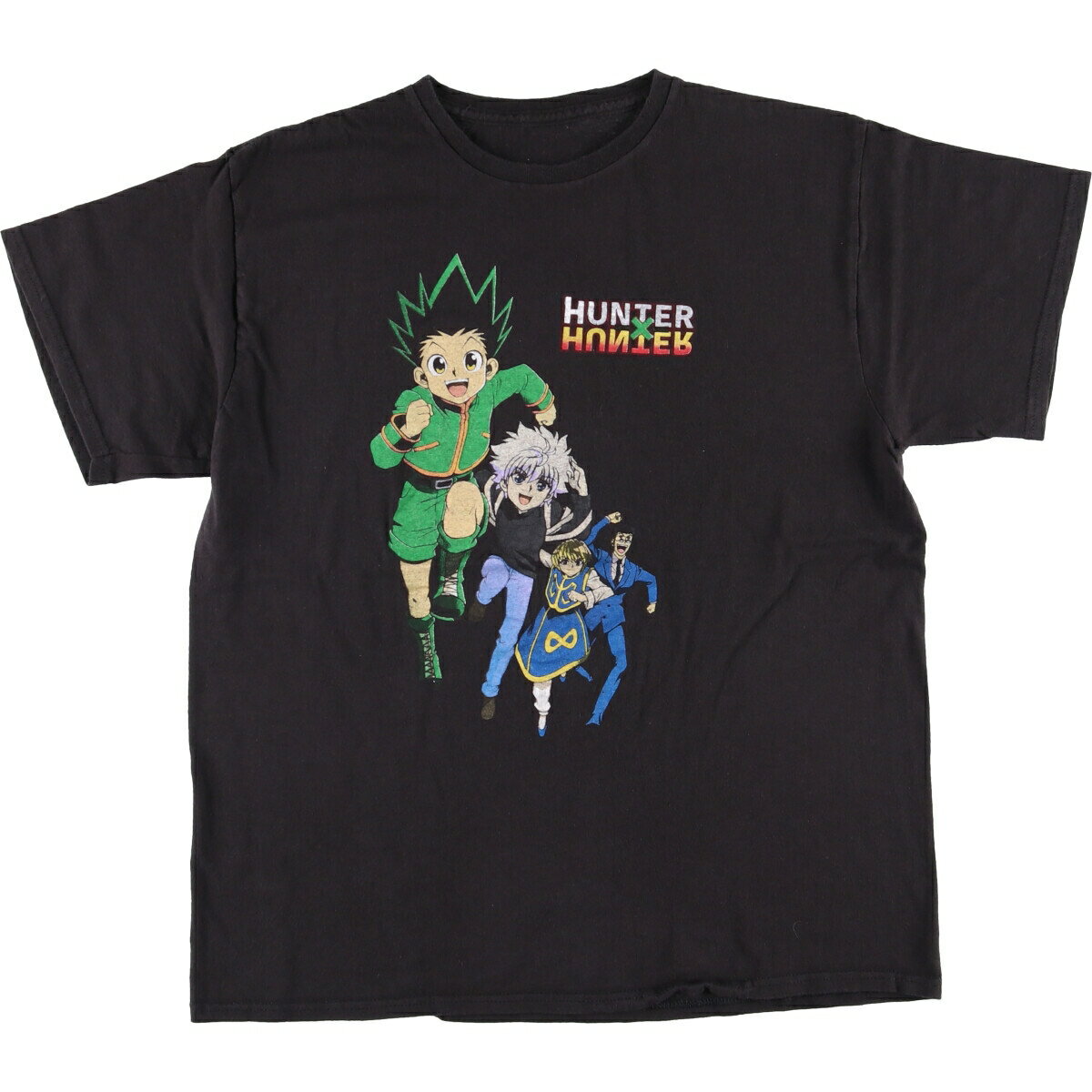 Rakuten - 古着 HUNTER×HUNTRE ハンターハンター アニメ キャラクタープリントTシャツ メンズL相当 /eaa564657 【中古】 【250713】