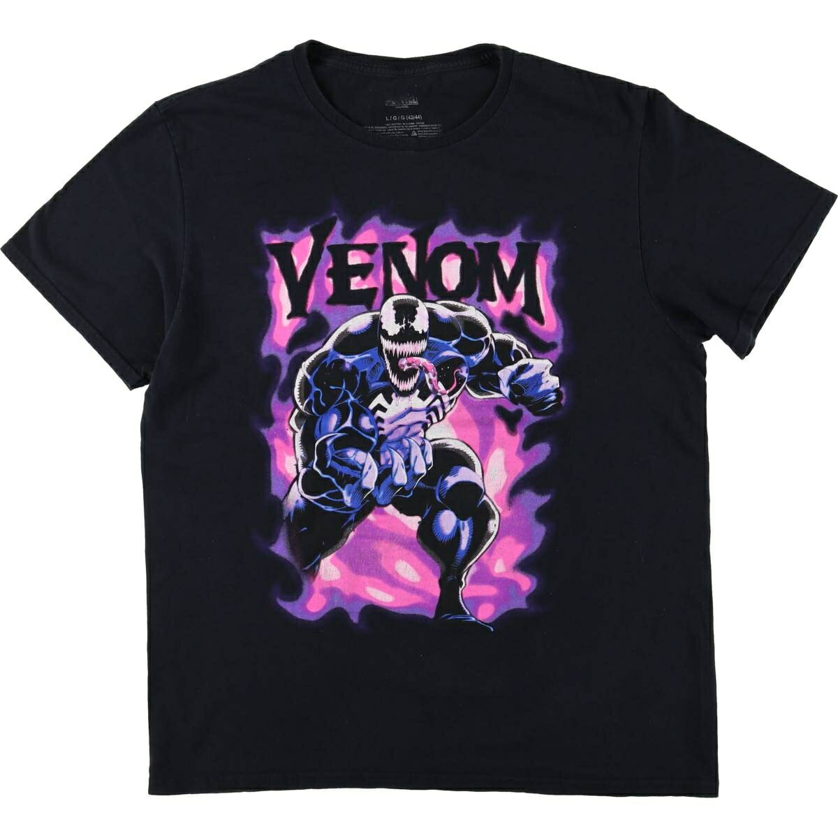 樂天商城 - 古着 マーベル MARVEL VENOM ヴェノム キャラクタープリントTシャツ メンズL相当 /eaa564677 【中古】 【250718】