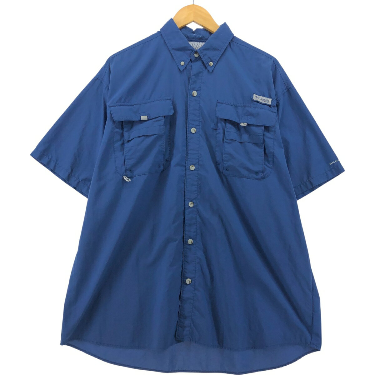 Rakuten - 古着 コロンビア Columbia PFG OMNI-SHADE ボタンダウン 半袖 フィッシングシャツ メンズXL相当 /eaa564749 【中古】 【250706】