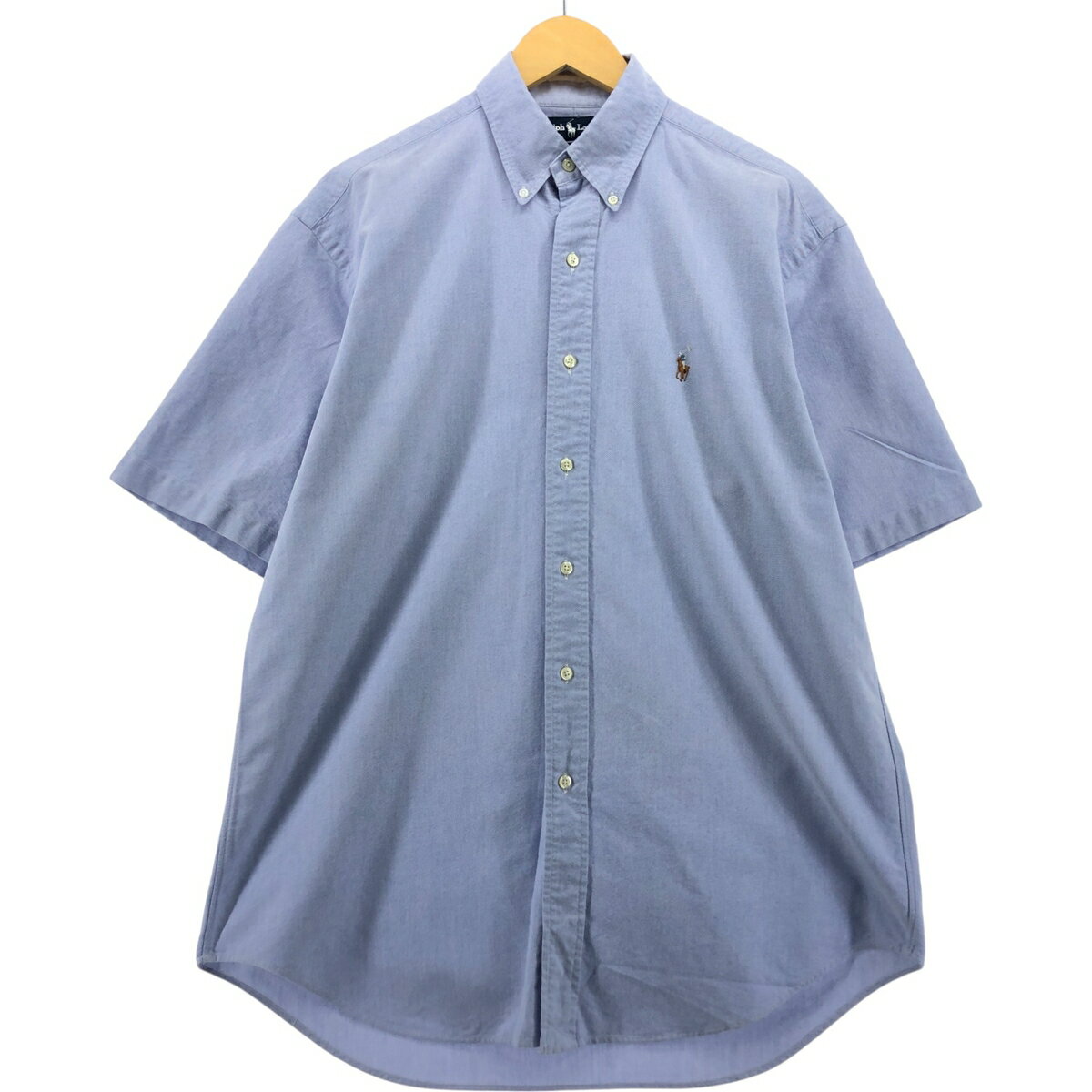 乐天商城 - 古着 ラルフローレン Ralph Lauren BLAIRE 半袖 ボタンダウンシャツ メンズM相当 /eaa564751 【中古】 【250706】 【SS2606_10
