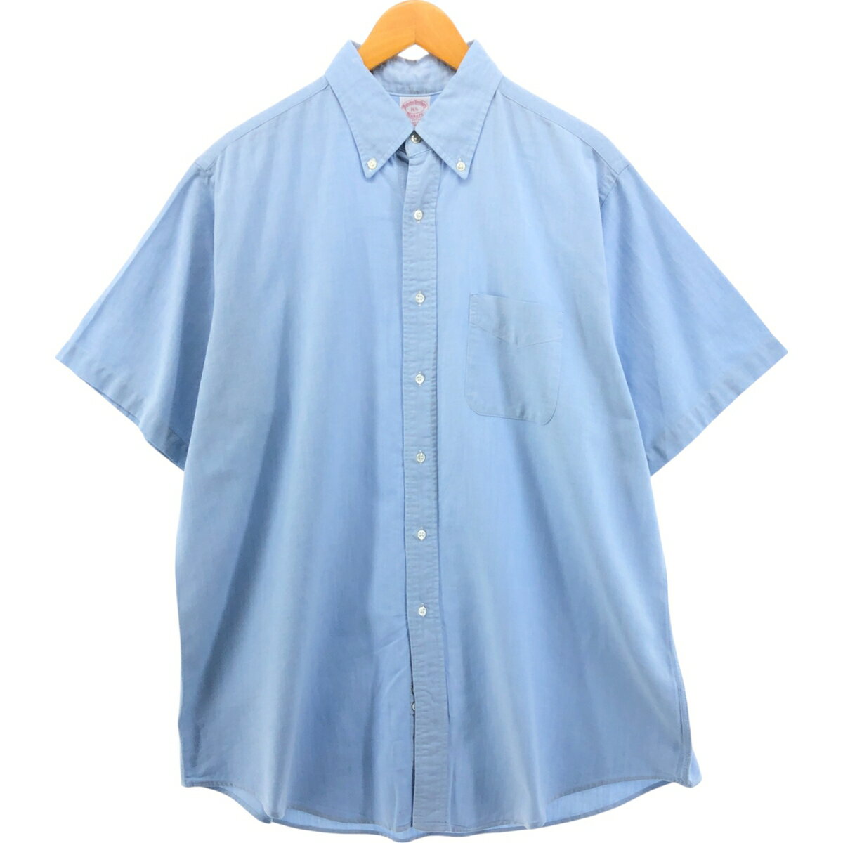 Rakuten - 古着 ブルックスブラザーズ Brooks Brothers 半袖 ボタンダウンシャツ USA製 メンズL相当 /eaa564798 【中古】 【250707】 【SS2606_30