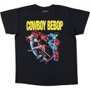 古着 COWBOY BEEBOP カウボーイビバップ アニメ キャラクタープリントTシャツ メンズM相当 /eaa564801 【中古】 【250705】