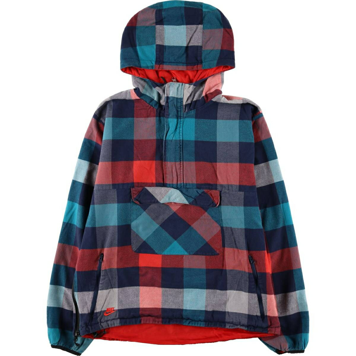 Nike チェック柄 上下セット 上M 下S NIKE JORDAN セットアップ 上下 ナイキ ジョーダン チェック