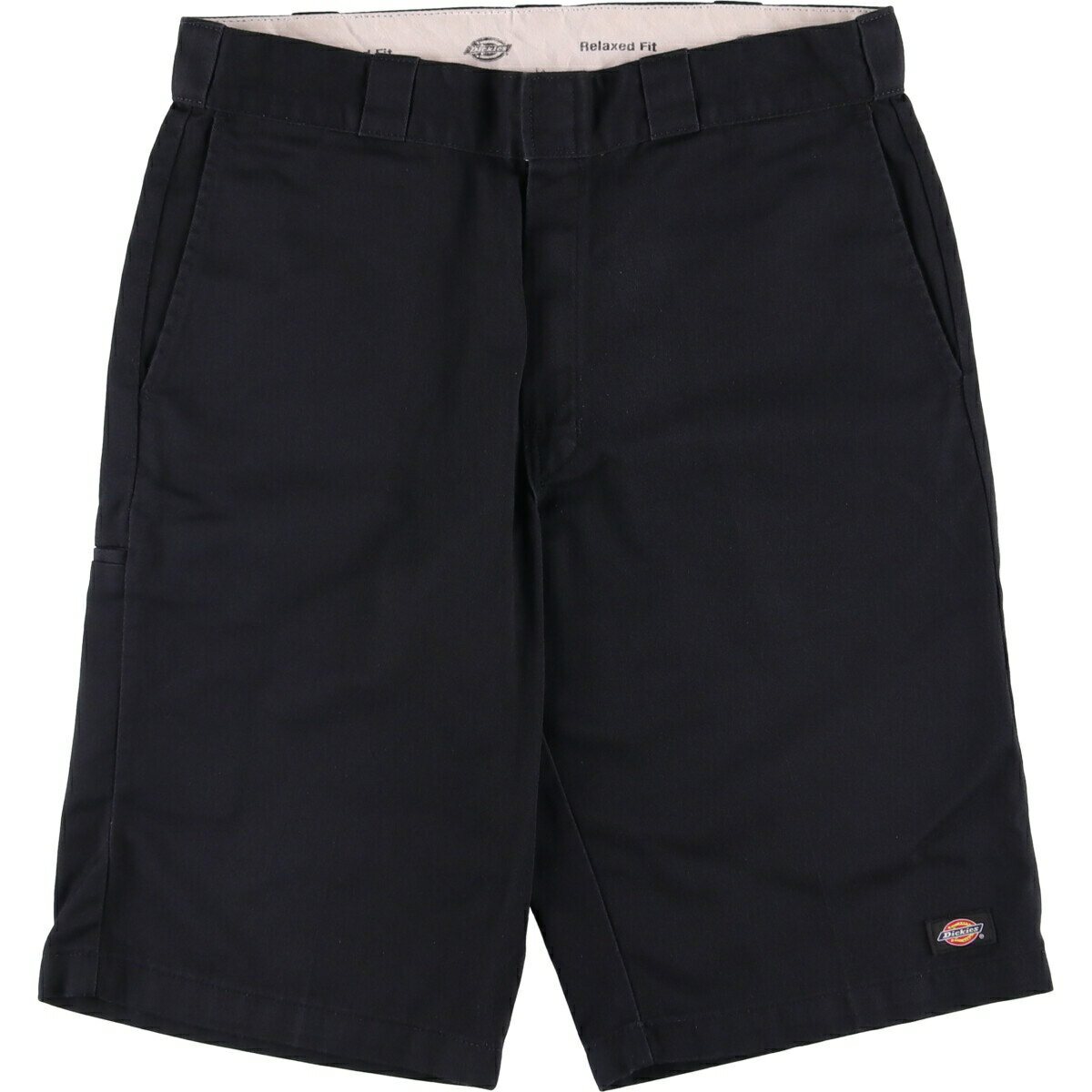 古着 ディッキーズ Dickies Relaxed Fit ワークショーツ ハーフパンツ メンズw34相当 /eaa565001 【中古】 【250710】 【SS2603_30】 ブラック系 春夏秋