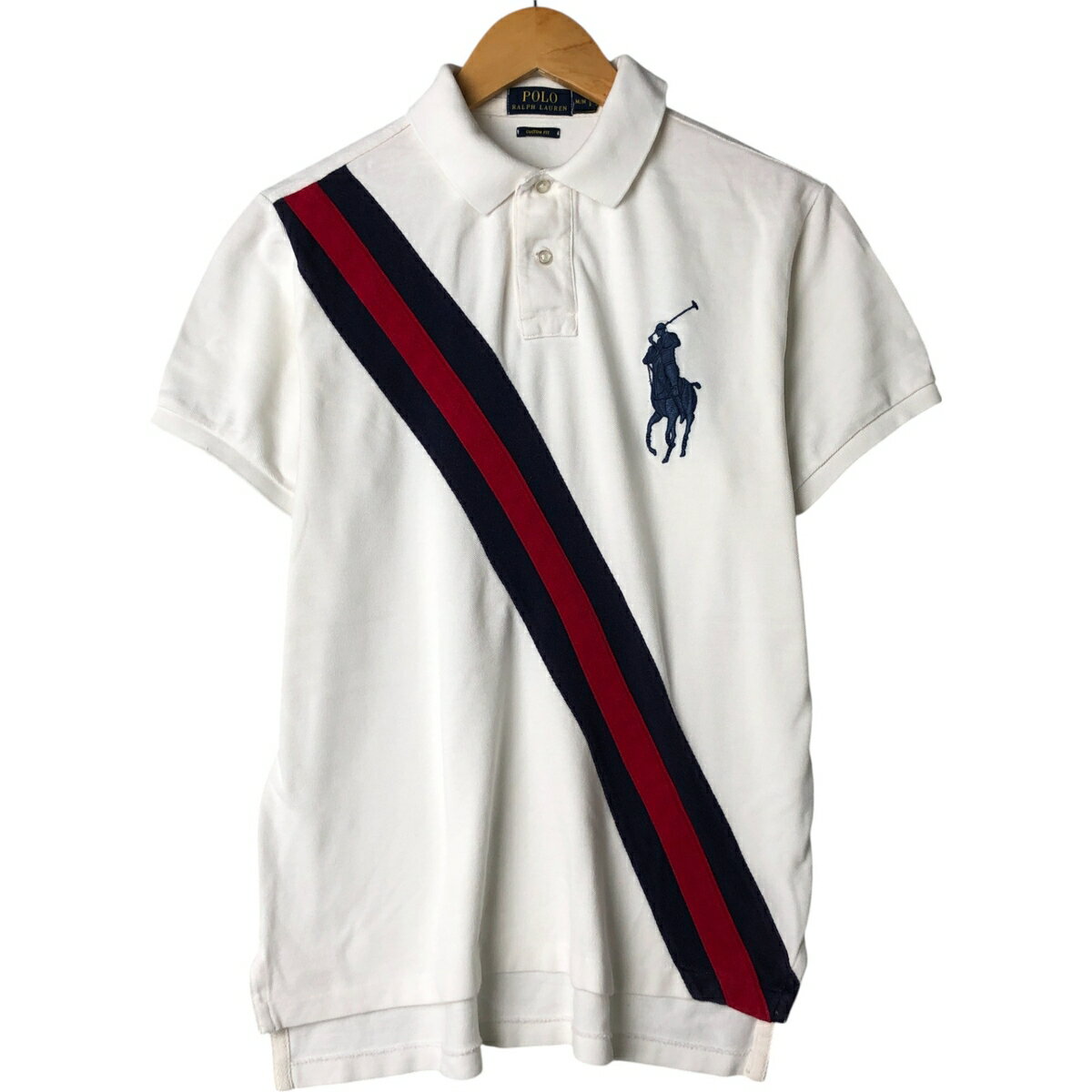 古着 ラルフローレン Ralph Lauren POLO RALPH LAUREN CUSTOM FIT ビッグポニー 半袖 ポロシャツ メンズM相当 /eaa565074 【中古】 【250712】