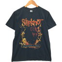 古着 ギルダン GILDAN SLIPKNOT スリップノット バンドTシャツ バンT メンズM相当 /eaa565107 【中古】 【250707】