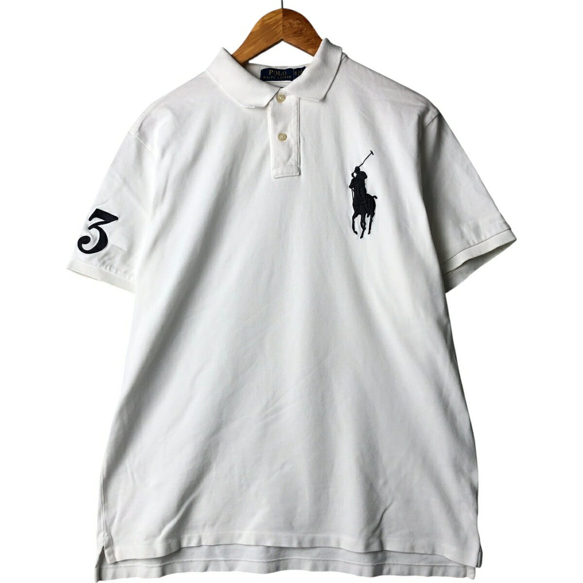 古着 ラルフローレン Ralph Lauren POLO RALPH LAUREN CUSTOM SLIM FIT ビッグポニー 半袖 ポロシャツ メンズXL相当 /eaa565159 【中古】 【250719】