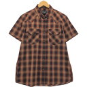 古着 ペンドルトン PENDLETON FRONTIER オンブレチェック 半袖 コットン チェックシャツ メンズL相当 /eaa565280 【中古】 【250711】