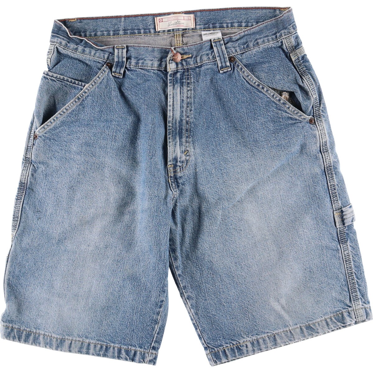 古着 リーバイス Levi's SIGNATURE デニムペインターショーツ ハーフパンツ メンズw34相当 /eaa565562 【中古】 【250721】