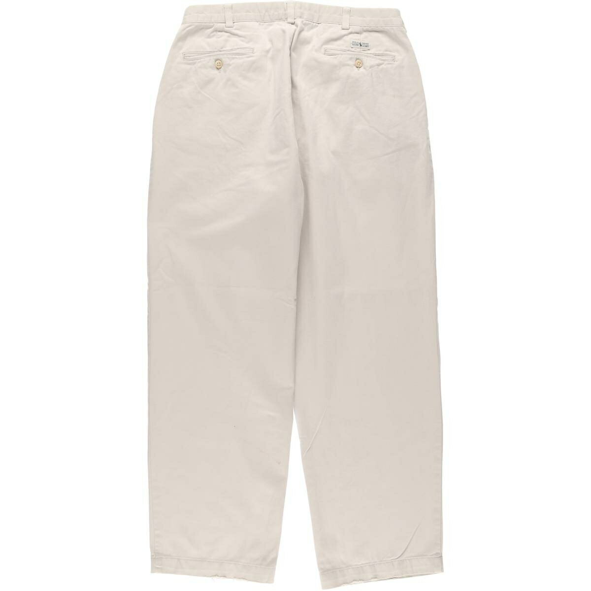 古着 ラルフローレン Ralph Lauren POLO by Ralph Lauren ANDREW PANT ツータック チノパンツ メンズw32相当 /eaa565666 【中古】 【250712】